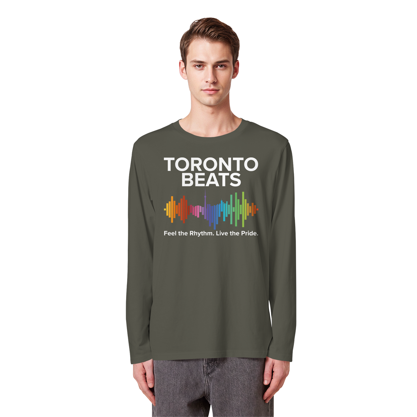 Toronto Beats Longsleeve – Pride Rhythm for Chilly Days.