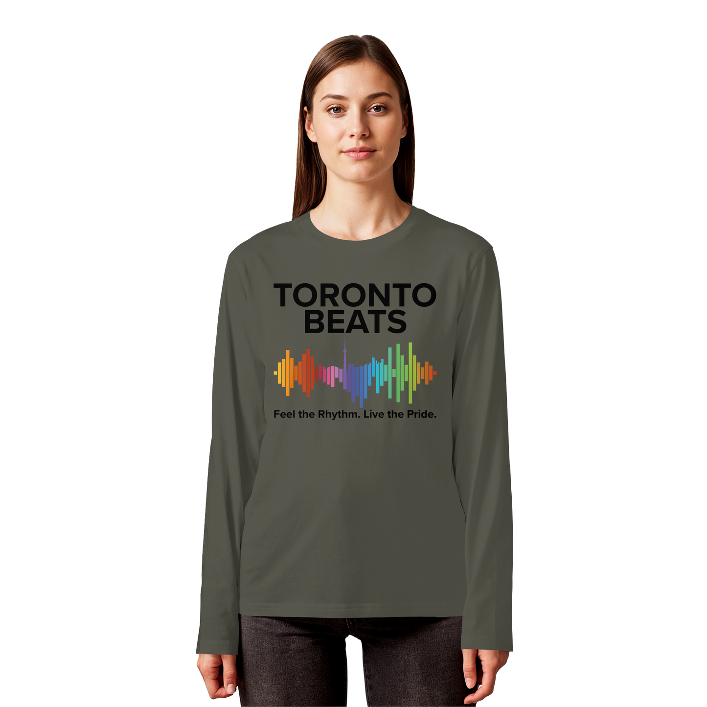 Toronto Beats Longsleeve – Pride Rhythm for Chilly Days.