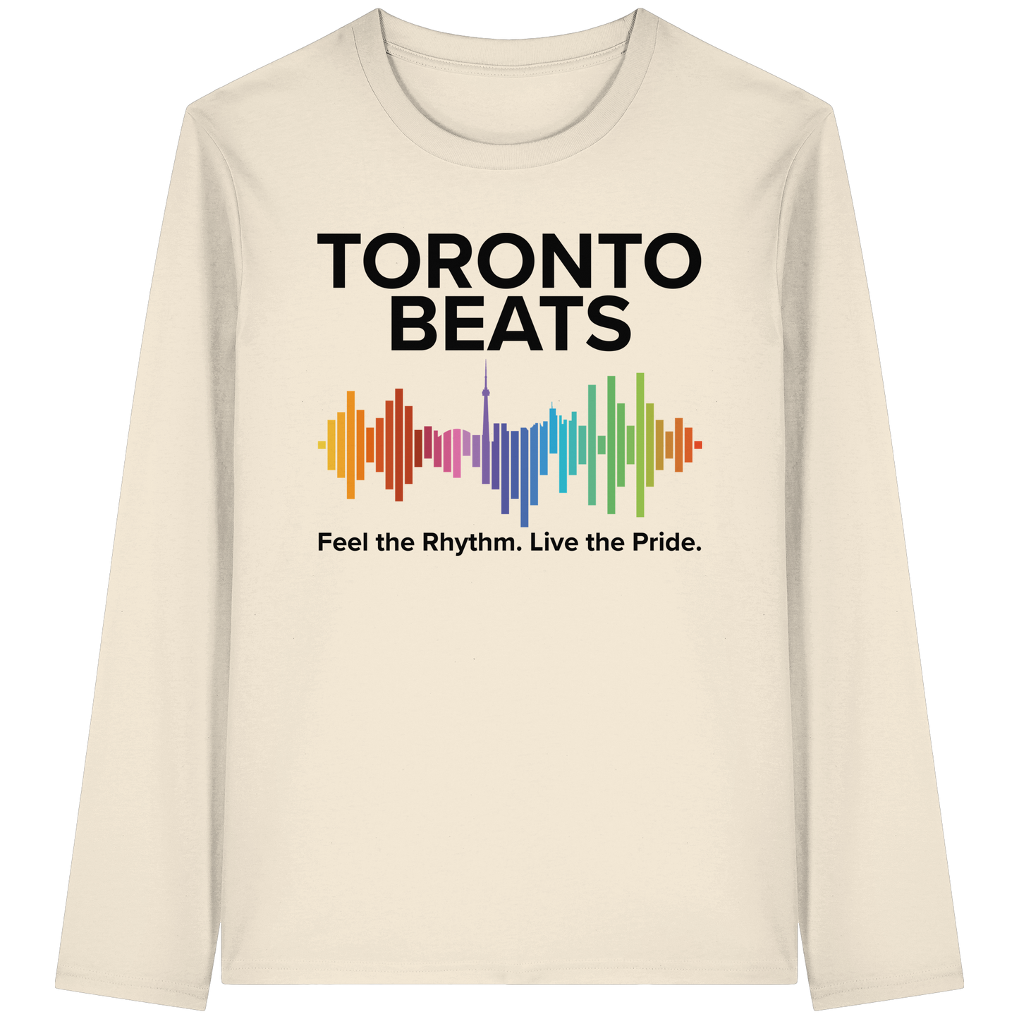 Toronto Beats Longsleeve – Pride Rhythm for Chilly Days.