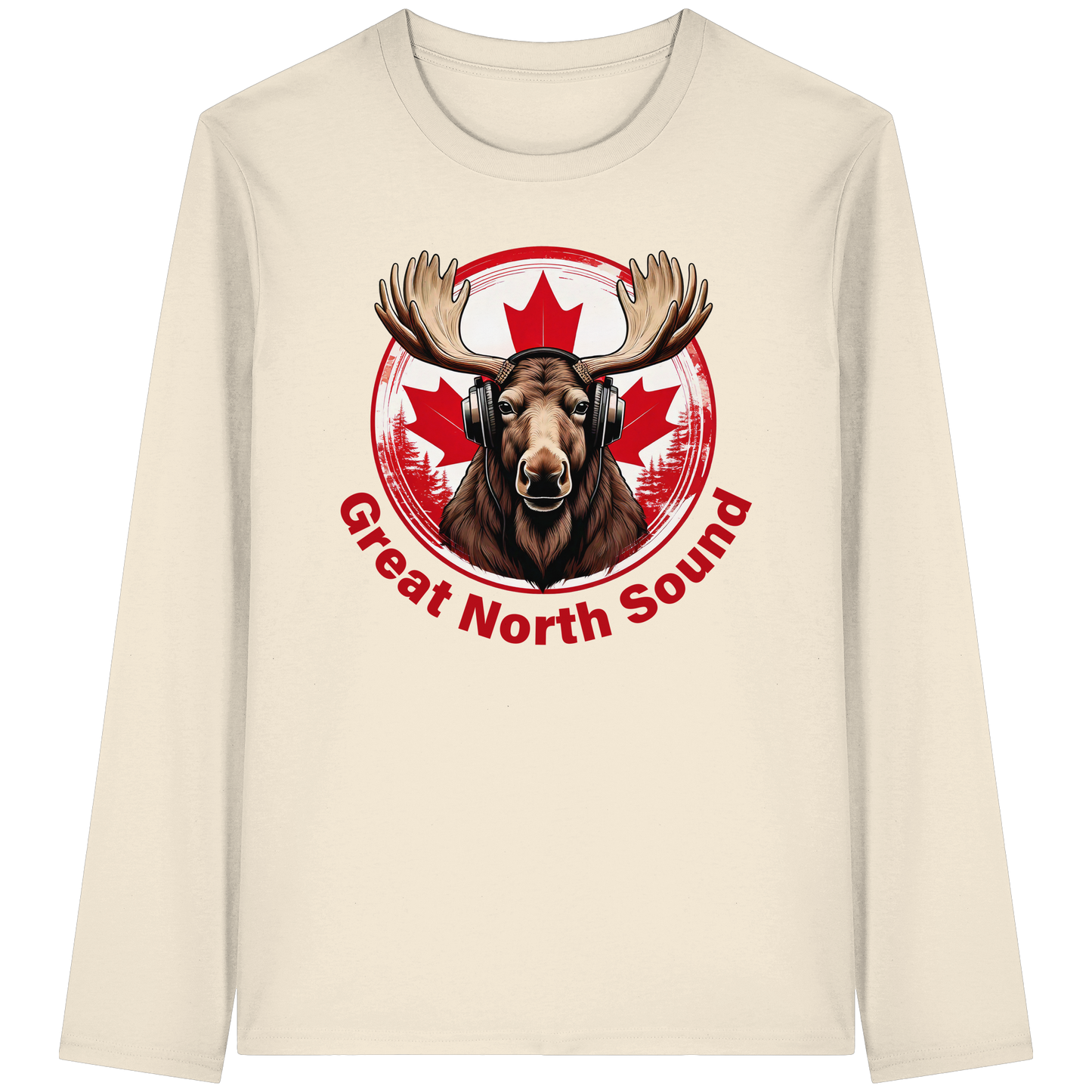“Great North Sound” Soundwaves Long Sleeve Tee
