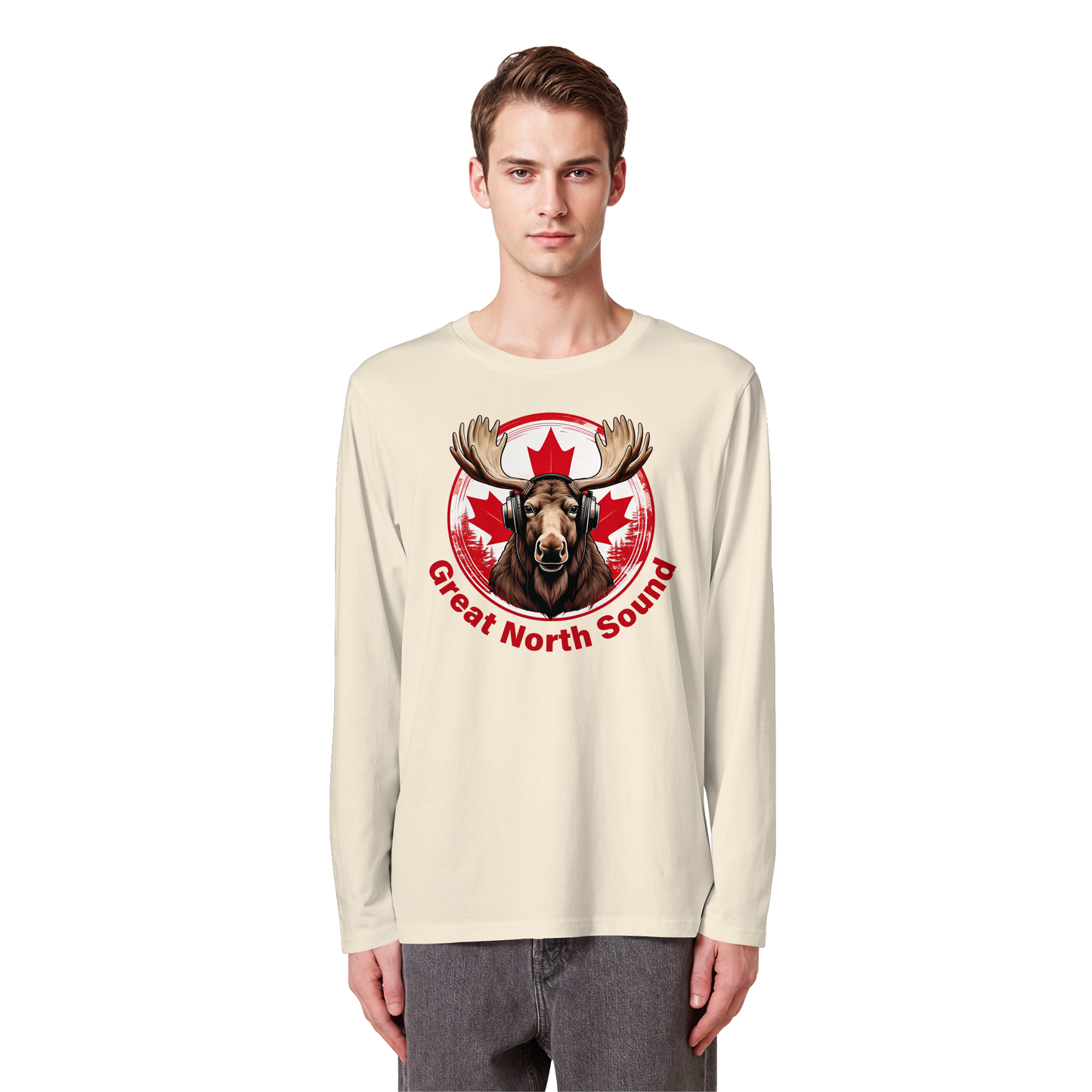 “Great North Sound” Soundwaves Long Sleeve Tee