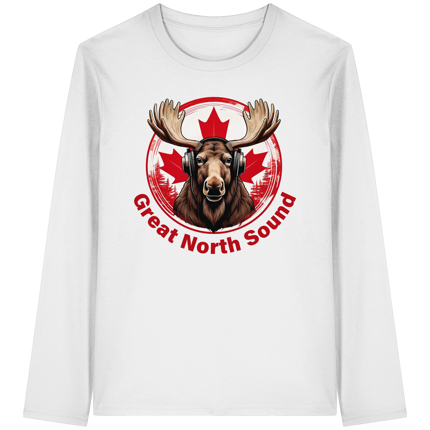 “Great North Sound” Soundwaves Long Sleeve Tee