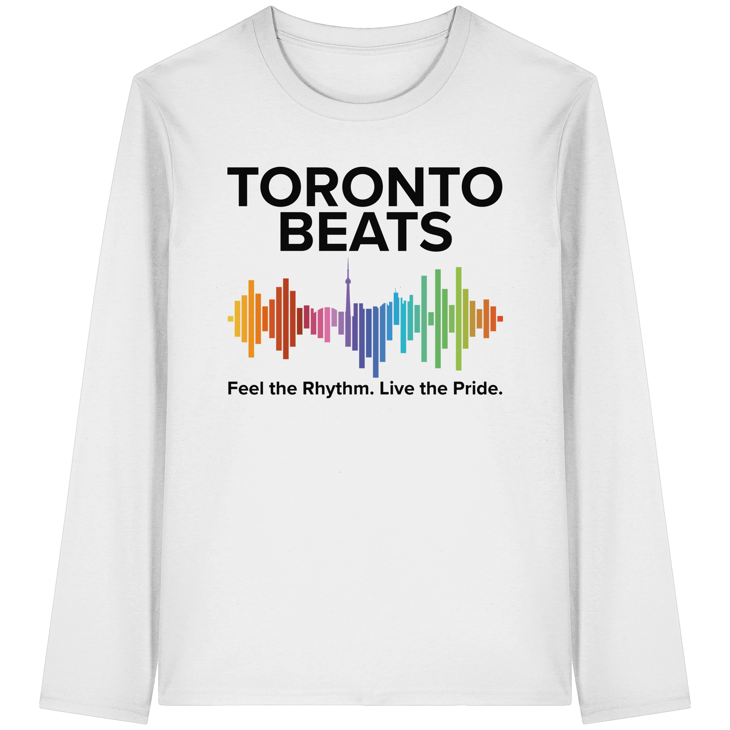 Toronto Beats Longsleeve – Pride Rhythm for Chilly Days.