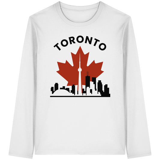Toronto Leafline Long Sleeve Tee for Chilly City Days