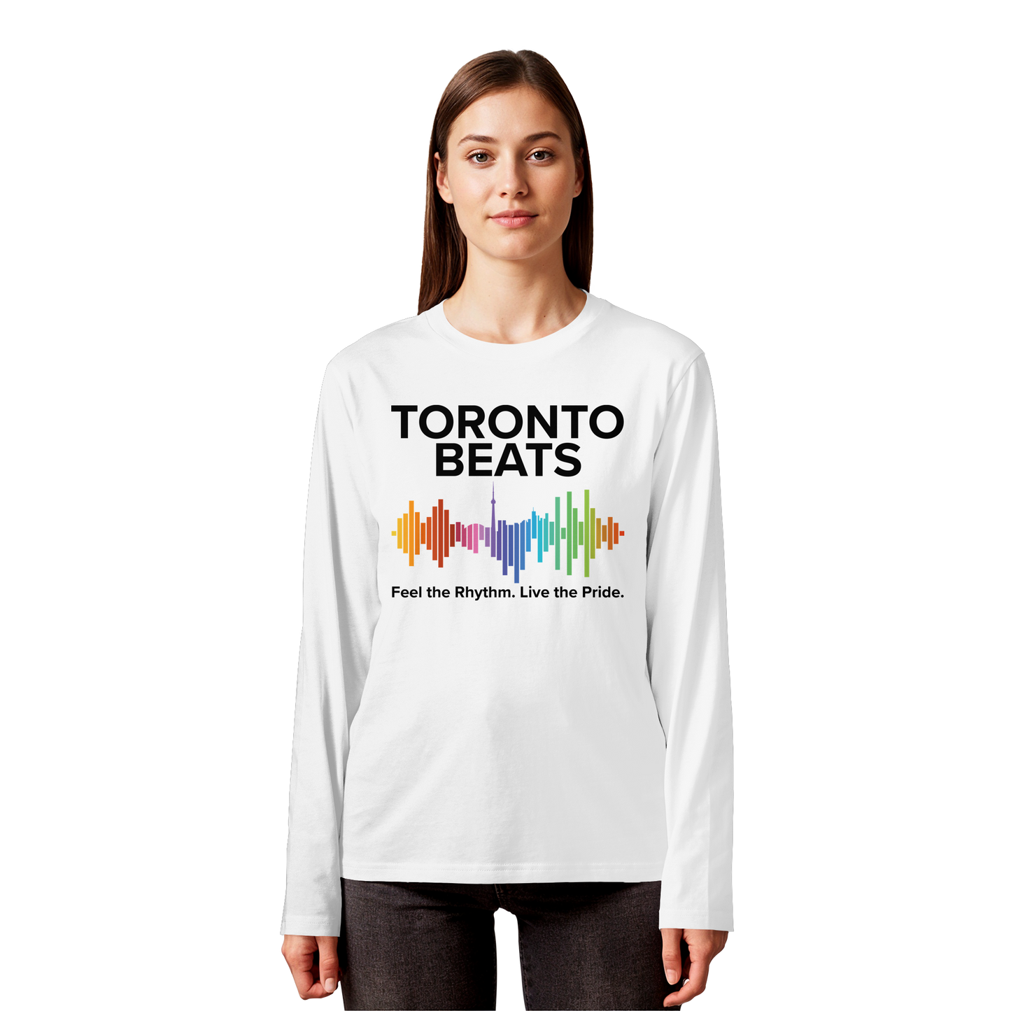 Toronto Beats Longsleeve – Pride Rhythm for Chilly Days.
