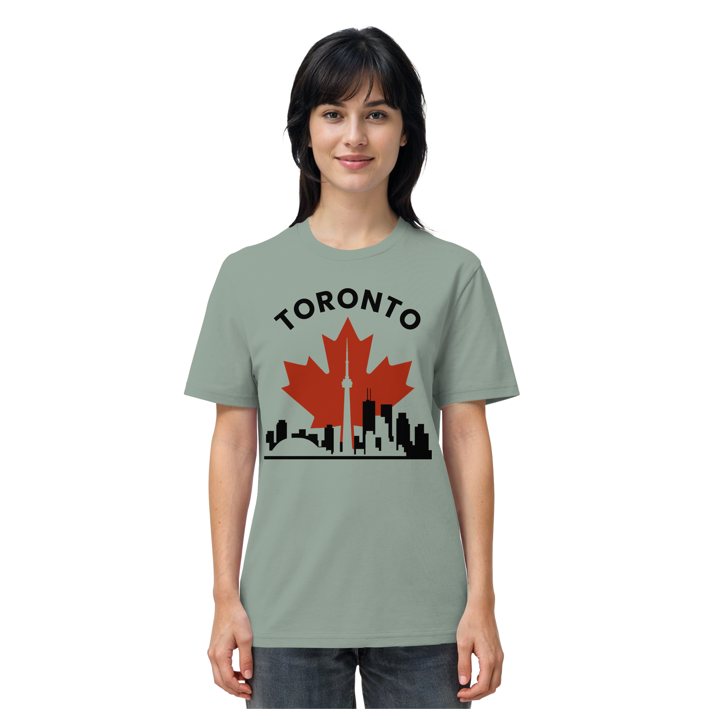 Toronto Leafline Cotton Tee for Urban Pride Vibes