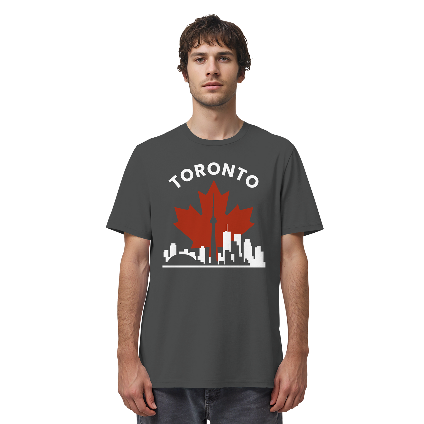 Toronto Leafline Cotton Tee for Urban Pride Vibes