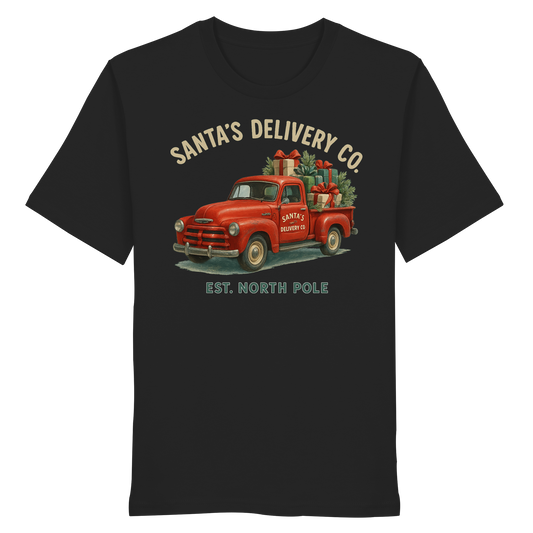 Santa’s Delivery Truck | Vintage Christmas Shirt | Red Truck Holiday Tee –Premium Cotton Gift
