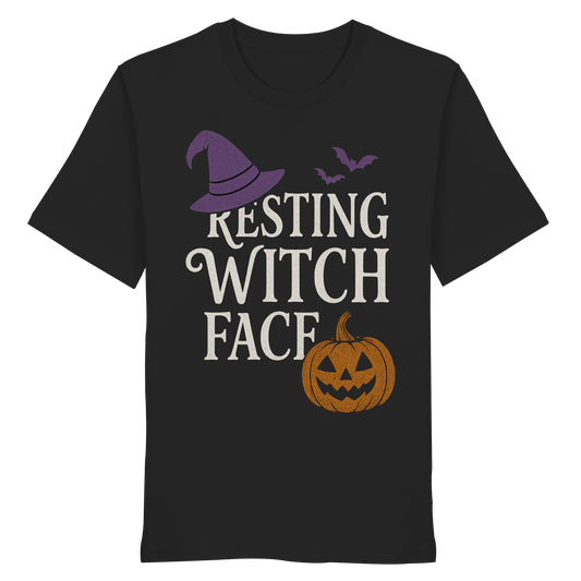Resting Witch Face – Unisex Halloween T-Shirt with Humour & Witchy Vibes