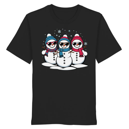 Cool Snow Squad | Funny Snowman Christmas Shirt | Matching Family Tee – Premium Cotton