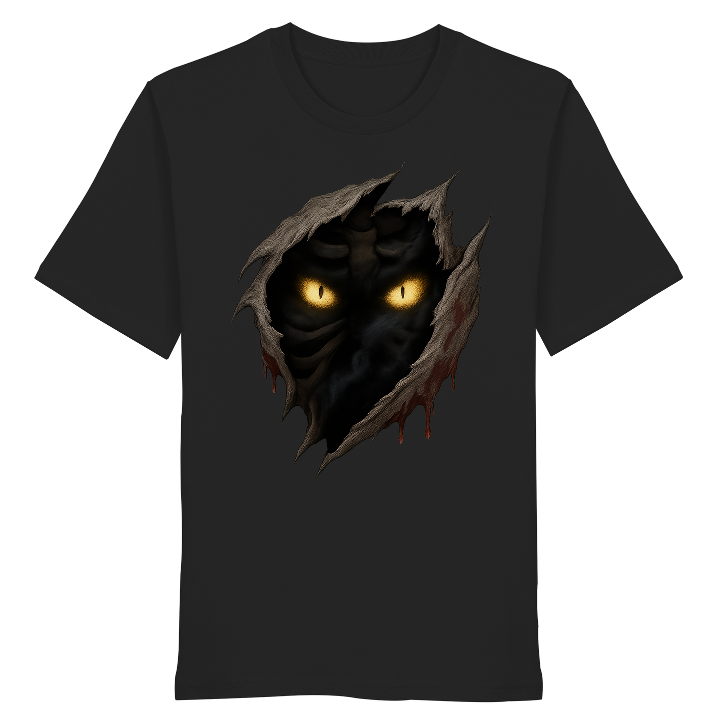 Haunted Eyes – Creepy Halloween Tee | Spooky Staring Eyes Design