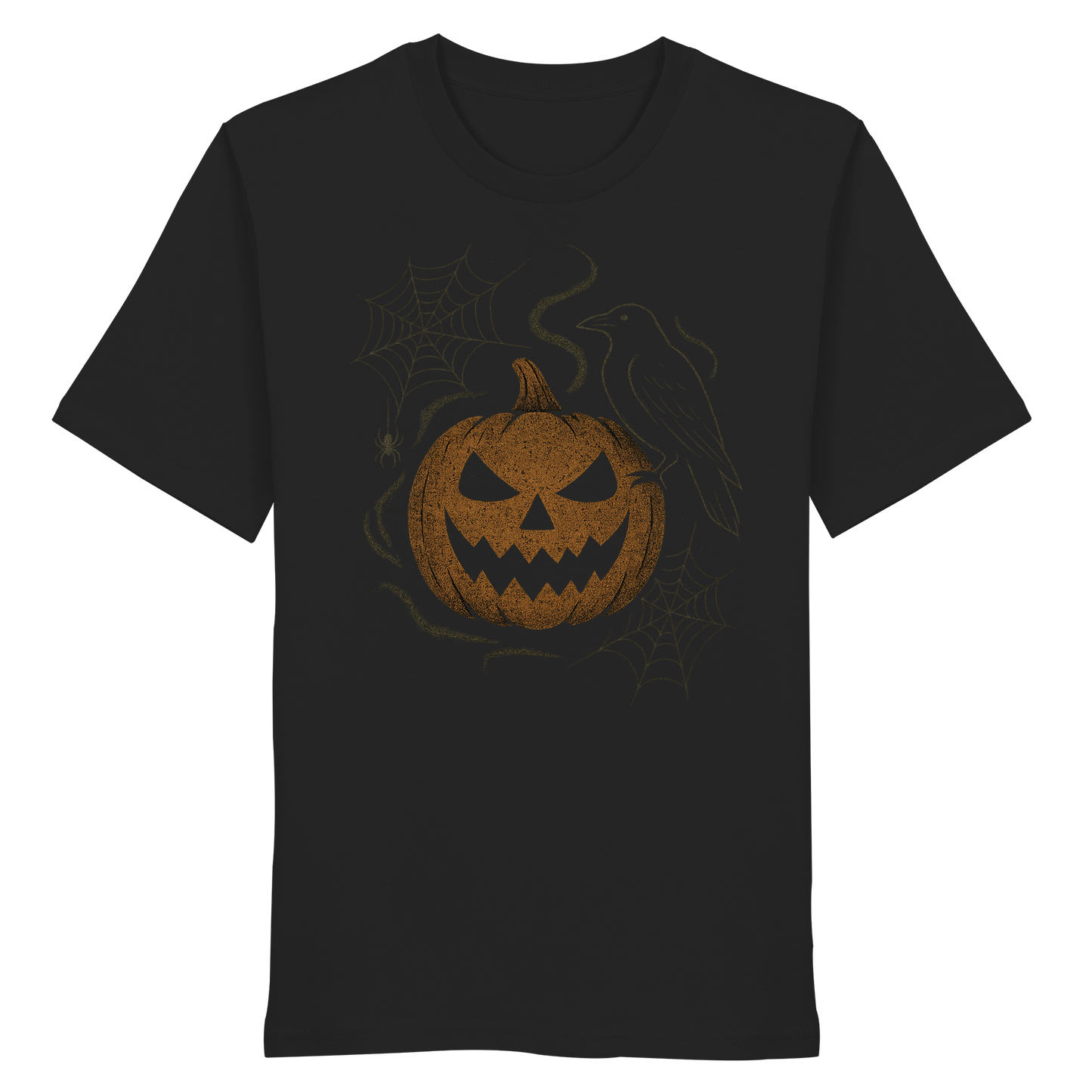 Ghostly Pumpkin – Cute & Spooky Halloween Tee | Ghost and Pumpkin Design