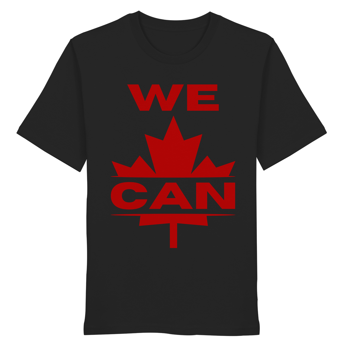“WE CAN” with Maple Leaf Unisex Short Sleeve Tee – Casual Comfort for Every Occasion