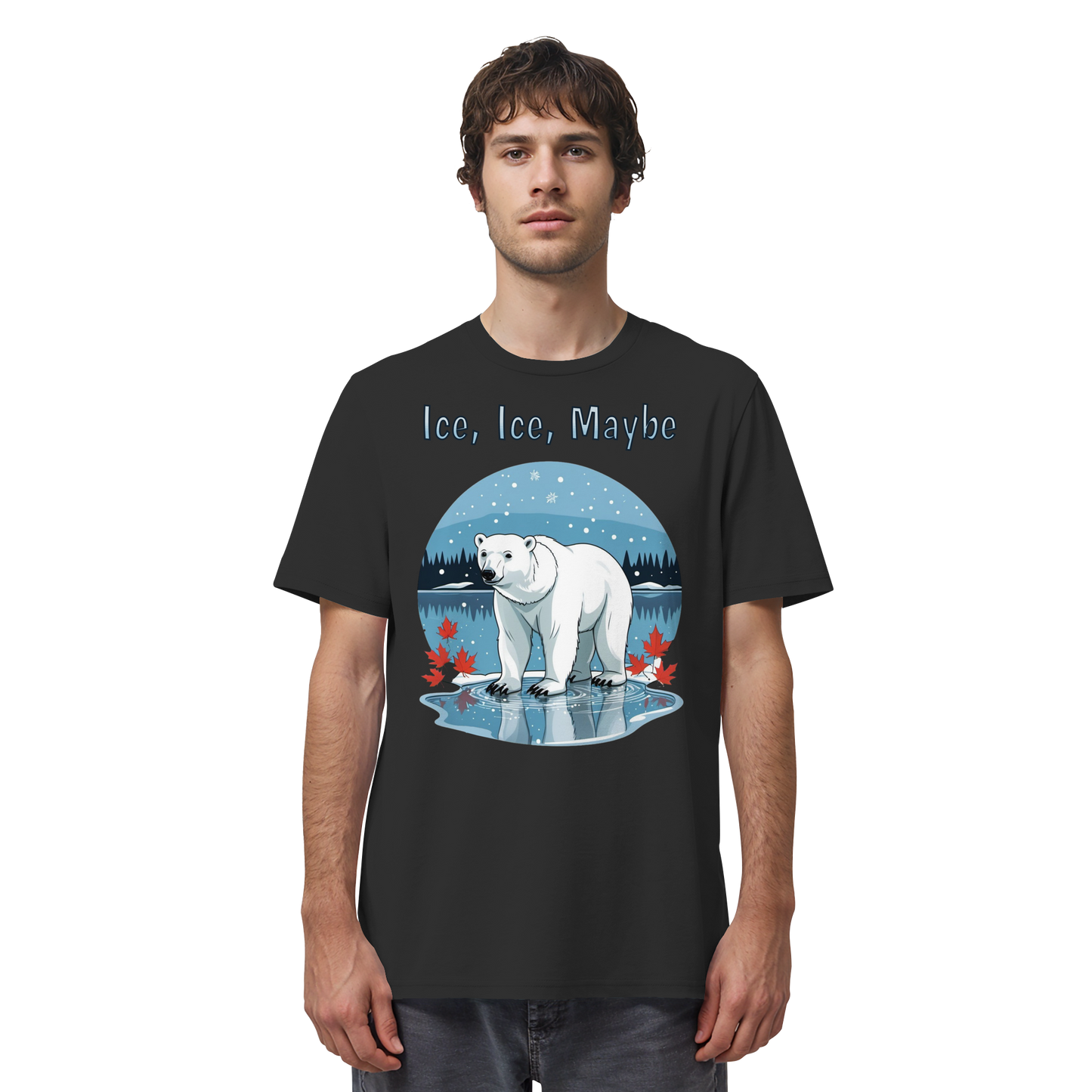 Ice Ice Maybe | Polar Bear Christmas Shirt | Funny Holiday Tee – Premium Cotton Gift
