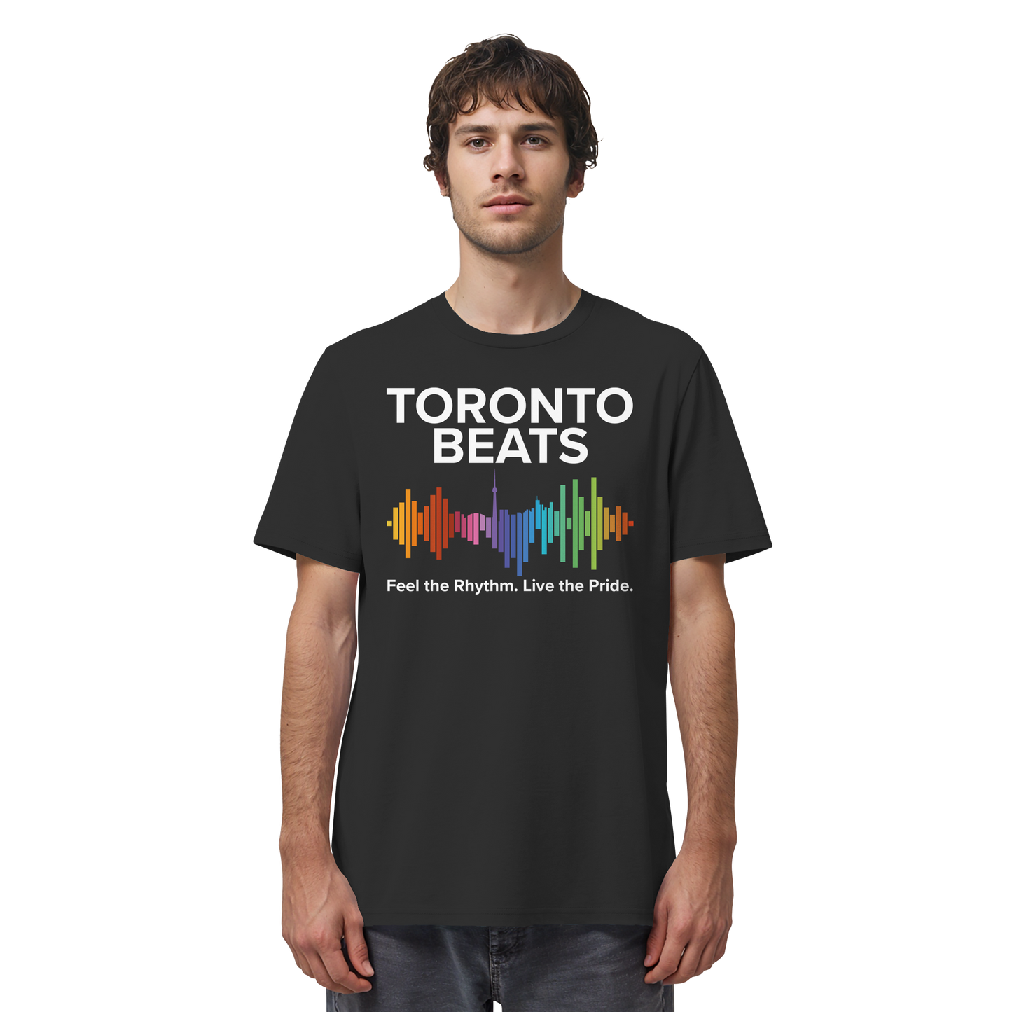 Toronto Beats Classic Cotton Tee – Where Pride Meets Pulse.