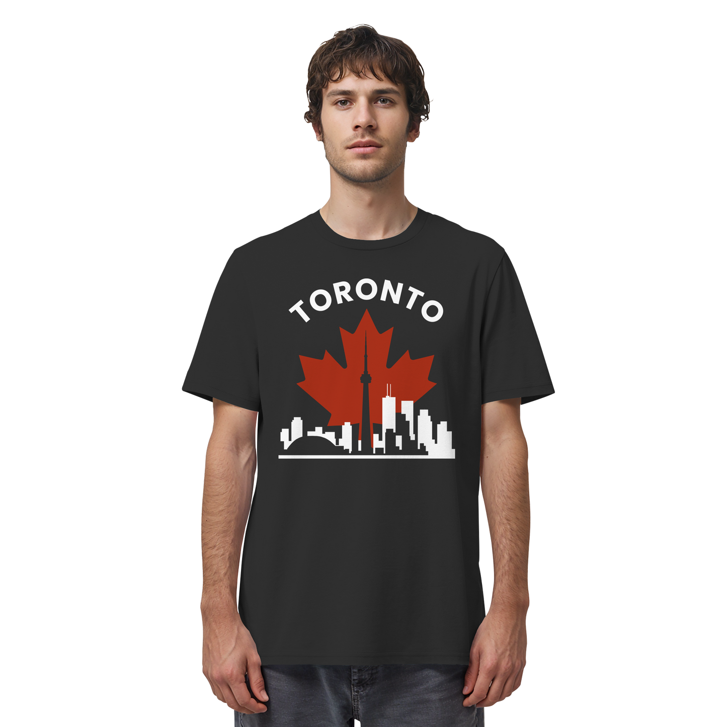 Toronto Leafline Cotton Tee for Urban Pride Vibes