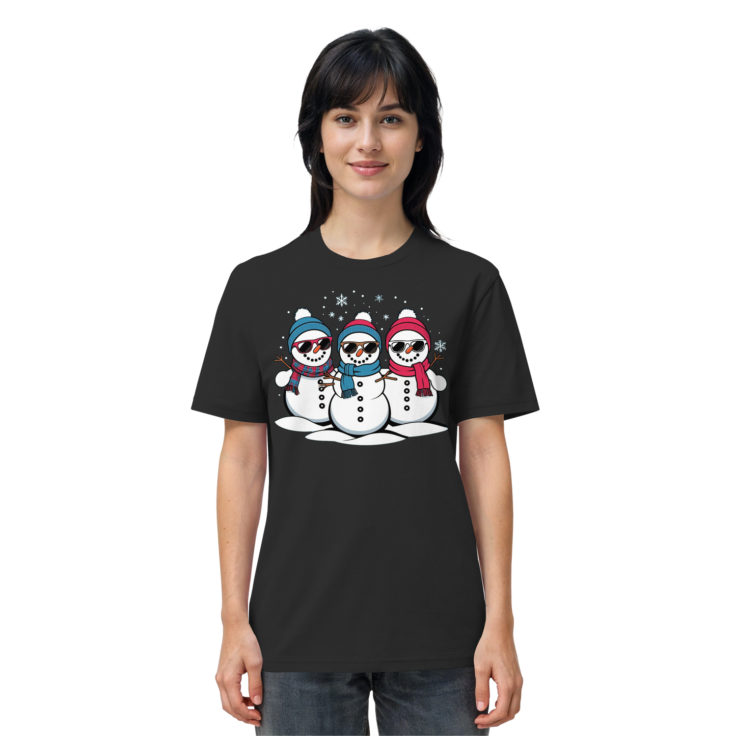 Cool Snow Squad | Funny Snowman Christmas Shirt | Matching Family Tee – Premium Cotton