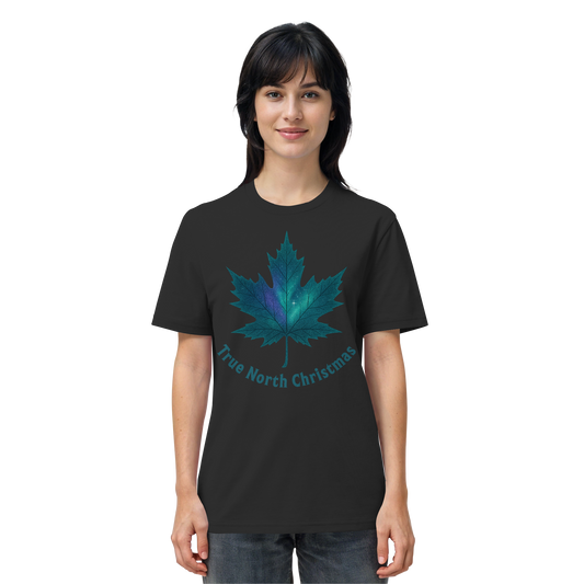 True North Christmas | Maple Leaf Holiday Tee | Proudly Christmas Shirt – Premium Cotton Gift