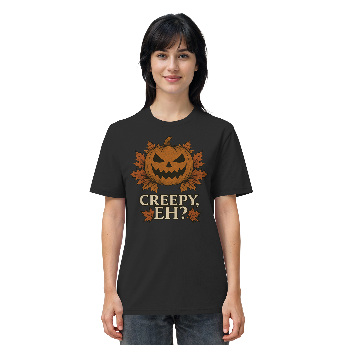 Creepy, Eh? – Canadian Humour Halloween T-Shirt for Fall Season