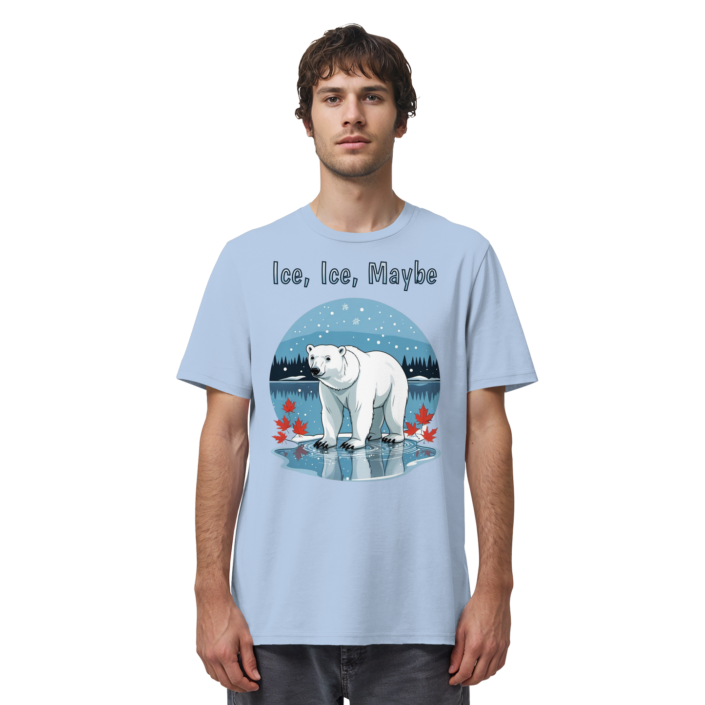 Ice Ice Maybe | Polar Bear Christmas Shirt | Funny Holiday Tee – Premium Cotton Gift