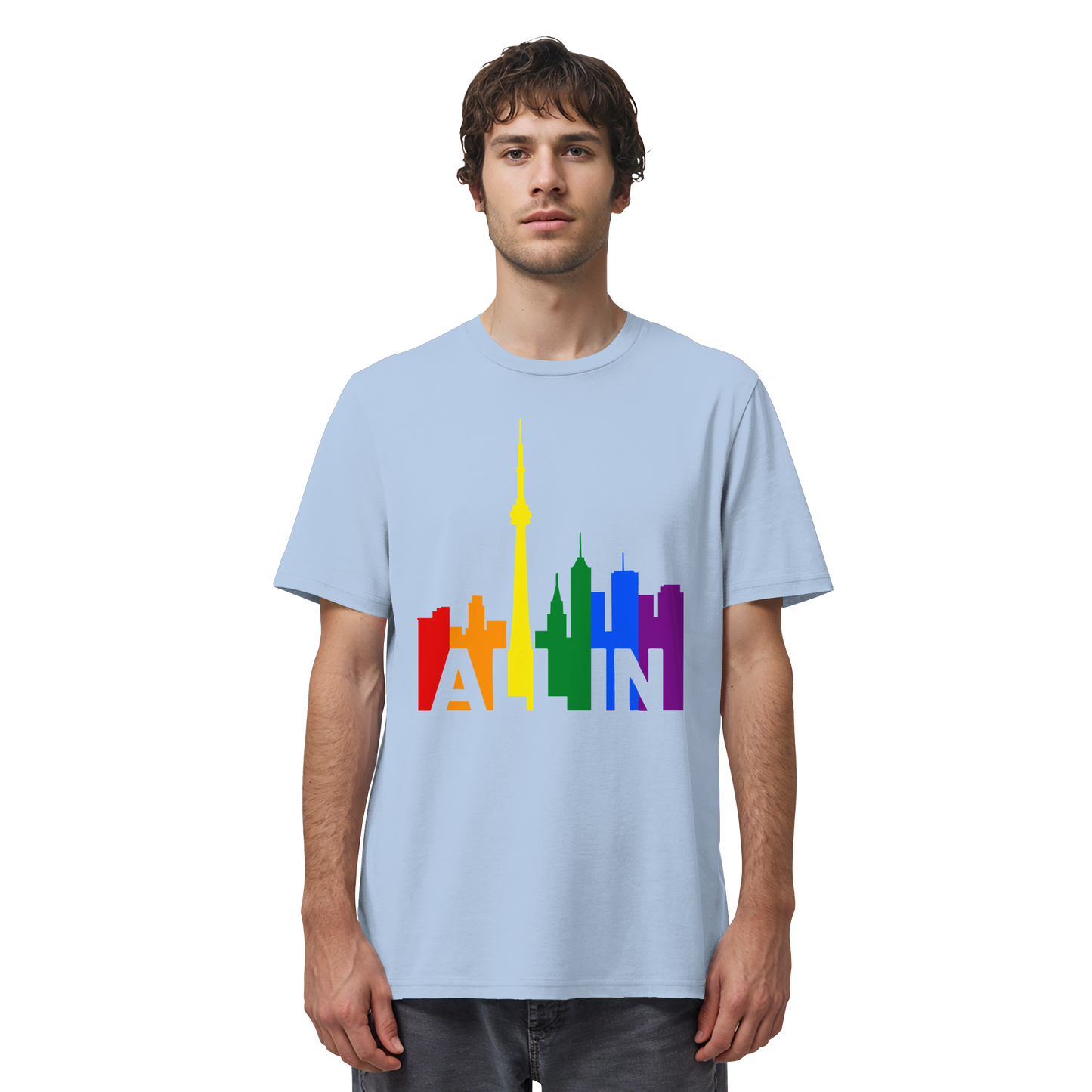 ALL IN – Pride Toronto Unisex T-Shirt – Bold Statement