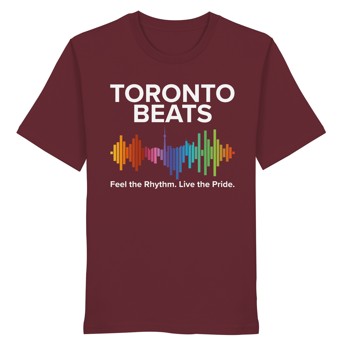 Toronto Beats Classic Cotton Tee – Where Pride Meets Pulse.