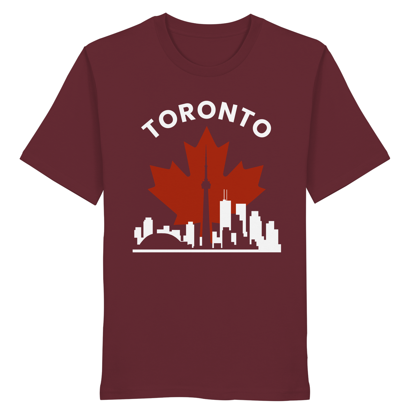 Toronto Leafline Cotton Tee for Urban Pride Vibes