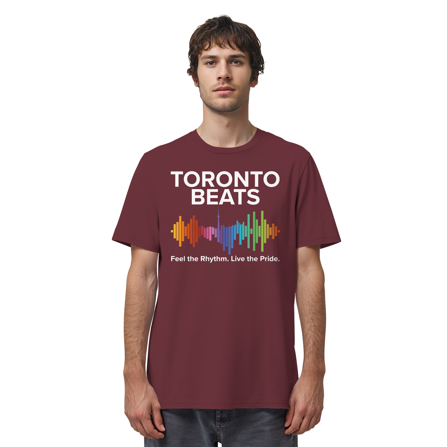 Toronto Beats Classic Cotton Tee – Where Pride Meets Pulse.