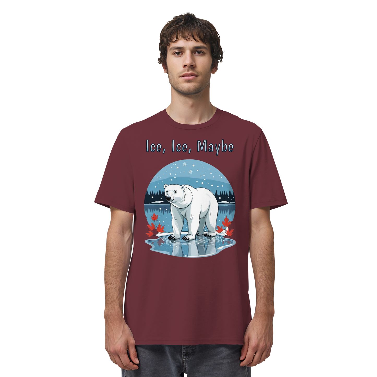Ice Ice Maybe | Polar Bear Christmas Shirt | Funny Holiday Tee – Premium Cotton Gift
