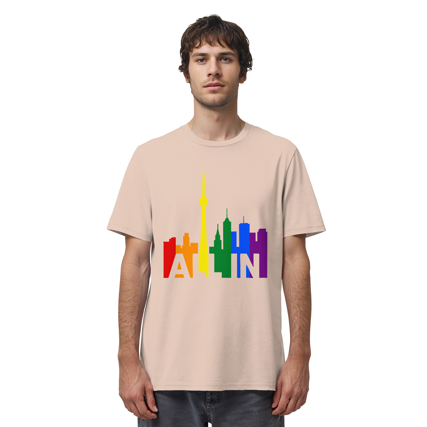 ALL IN – Pride Toronto Unisex T-Shirt – Bold Statement