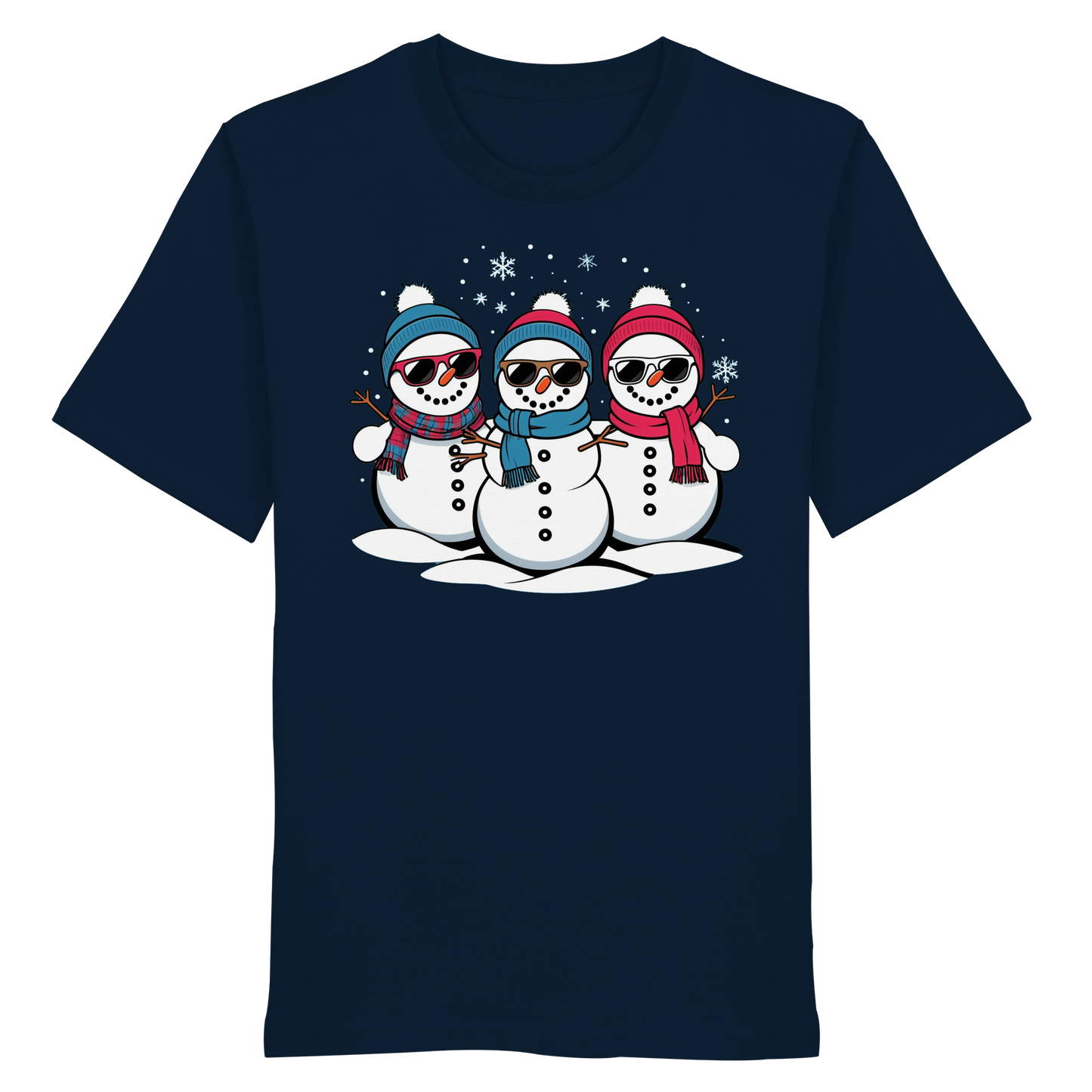 Cool Snow Squad | Funny Snowman Christmas Shirt | Matching Family Tee – Premium Cotton