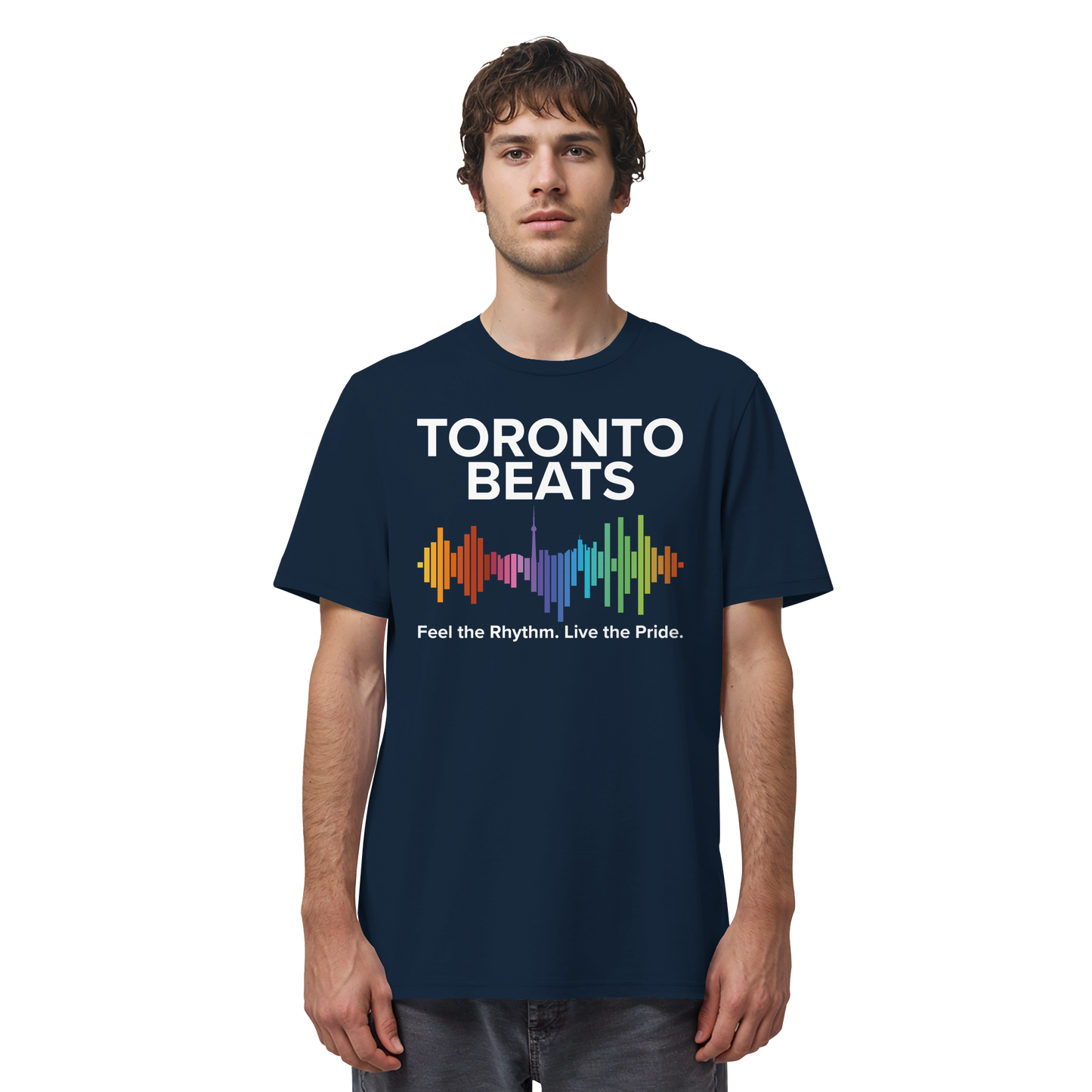 Toronto Beats Classic Cotton Tee – Where Pride Meets Pulse.
