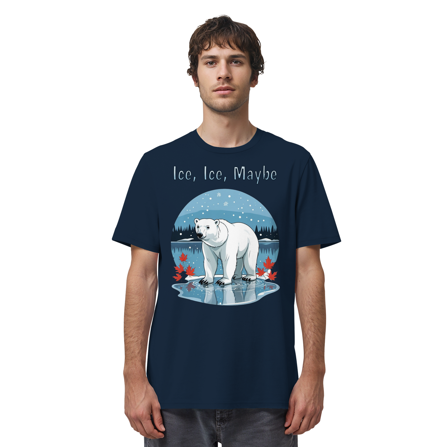 Ice Ice Maybe | Polar Bear Christmas Shirt | Funny Holiday Tee – Premium Cotton Gift