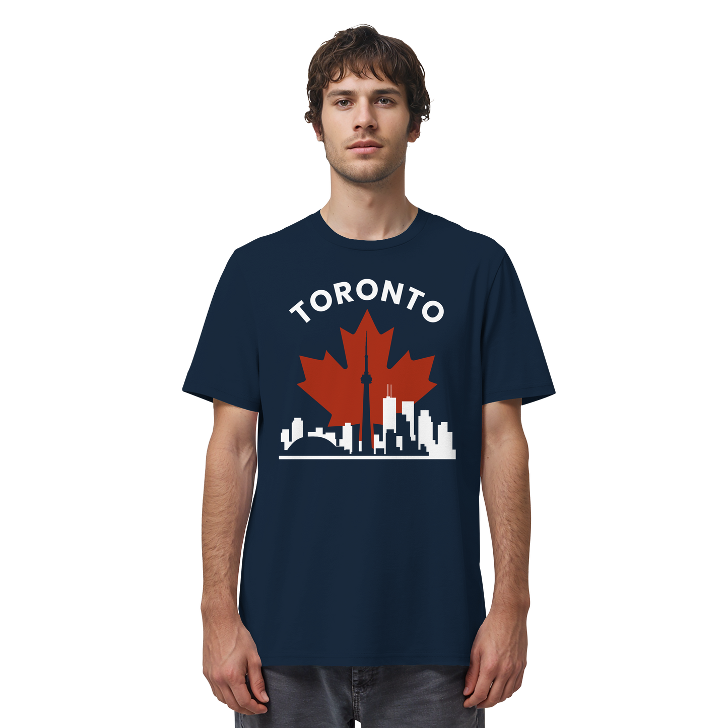 Toronto Leafline Cotton Tee for Urban Pride Vibes