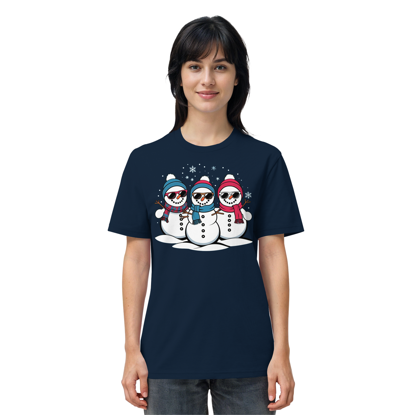 Cool Snow Squad | Funny Snowman Christmas Shirt | Matching Family Tee – Premium Cotton