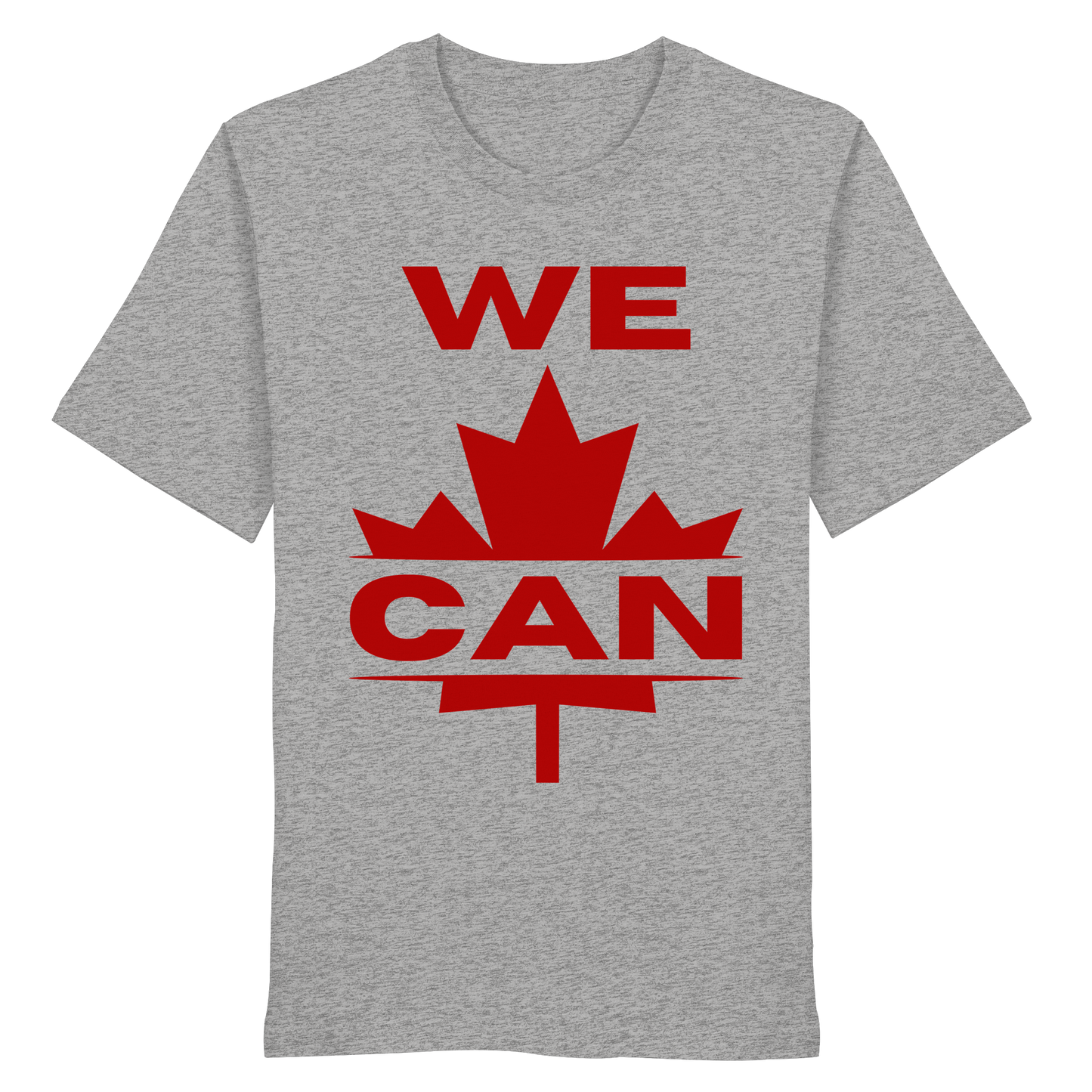 “WE CAN” with Maple Leaf Unisex Short Sleeve Tee – Casual Comfort for Every Occasion