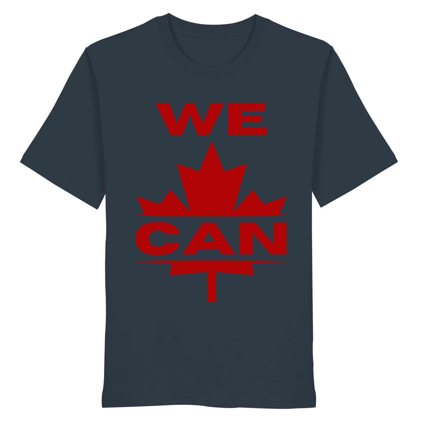 “WE CAN” with Maple Leaf Unisex Short Sleeve Tee – Casual Comfort for Every Occasion