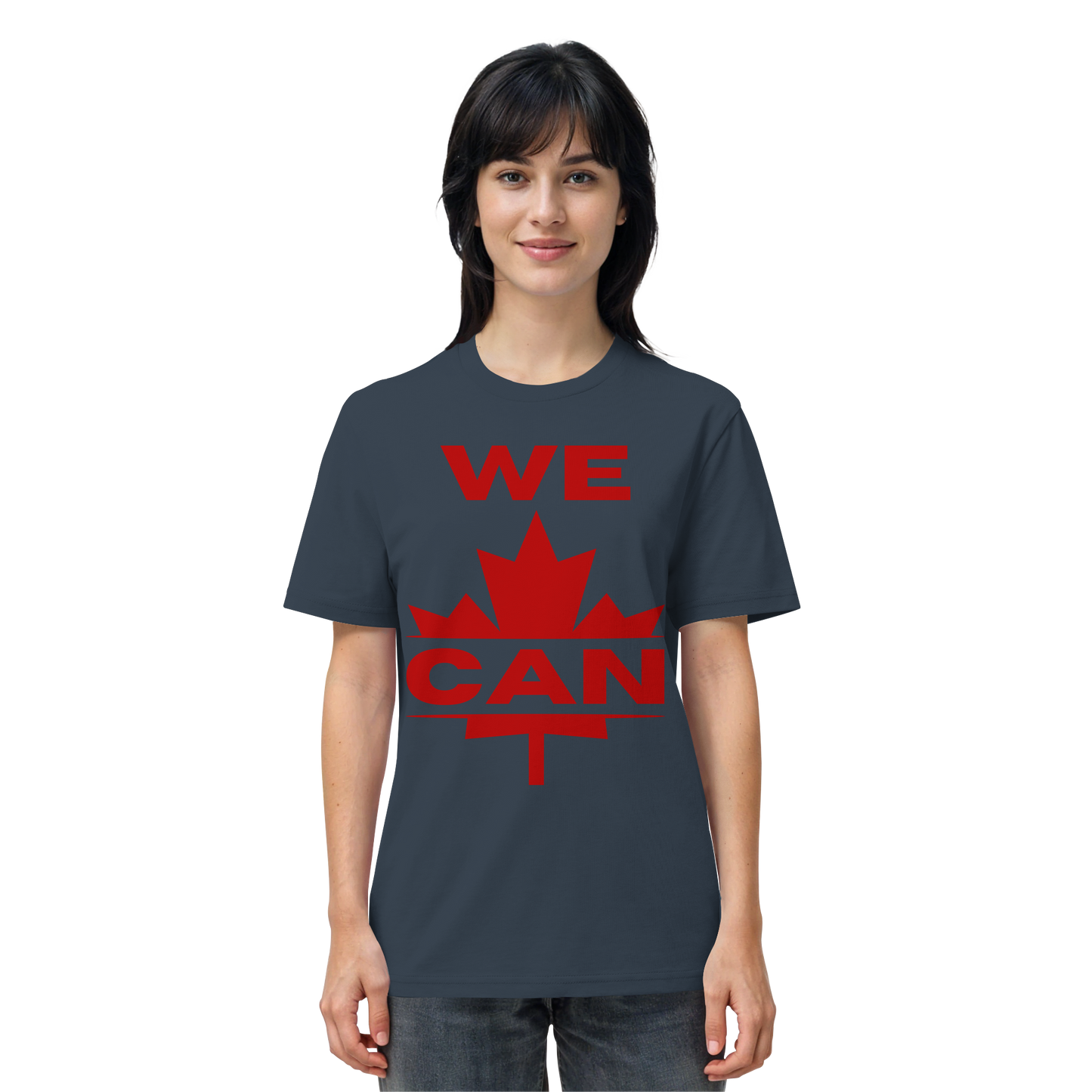 “WE CAN” with Maple Leaf Unisex Short Sleeve Tee – Casual Comfort for Every Occasion