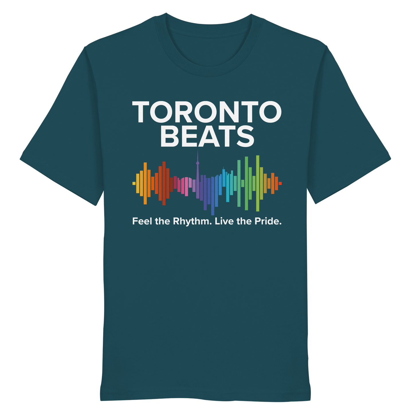 Toronto Beats Classic Cotton Tee – Where Pride Meets Pulse.