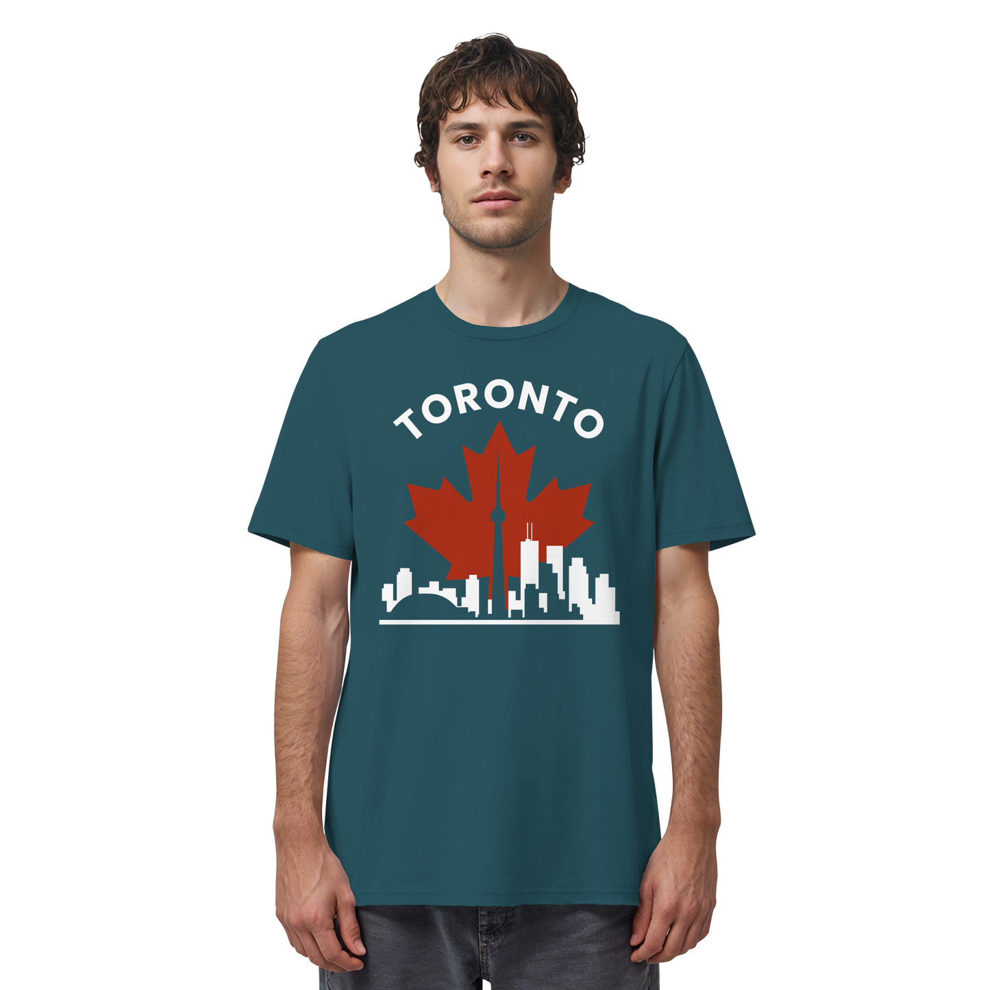 Toronto Leafline Cotton Tee for Urban Pride Vibes