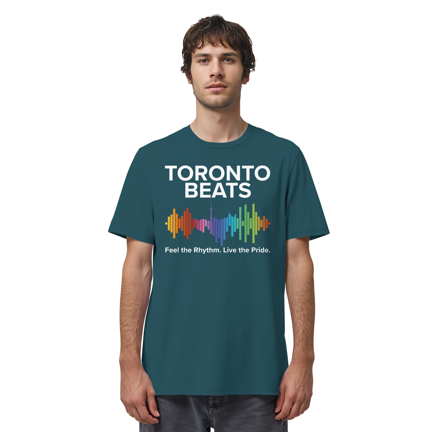 Toronto Beats Classic Cotton Tee – Where Pride Meets Pulse.