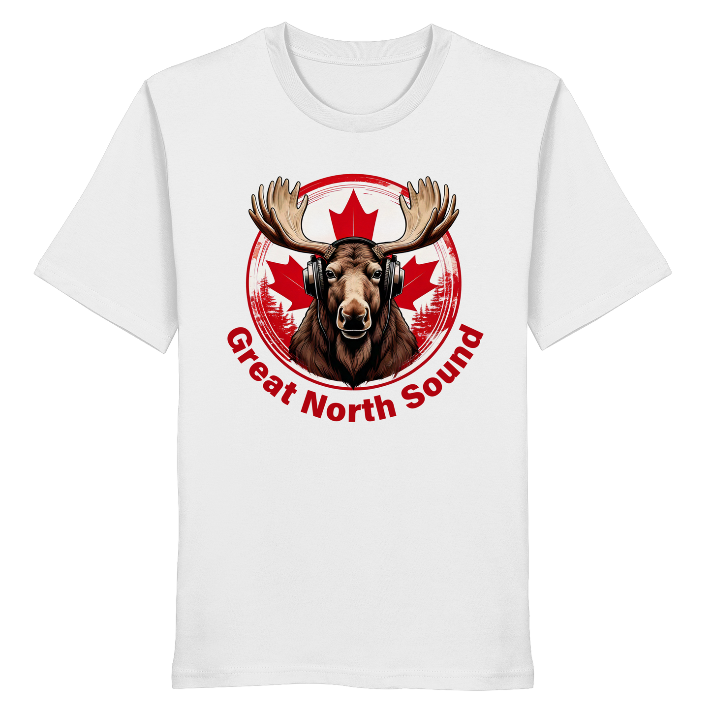 "Great North Sound" True North Sound Unisex Short Sleeve Tee - Maple Beats and Style