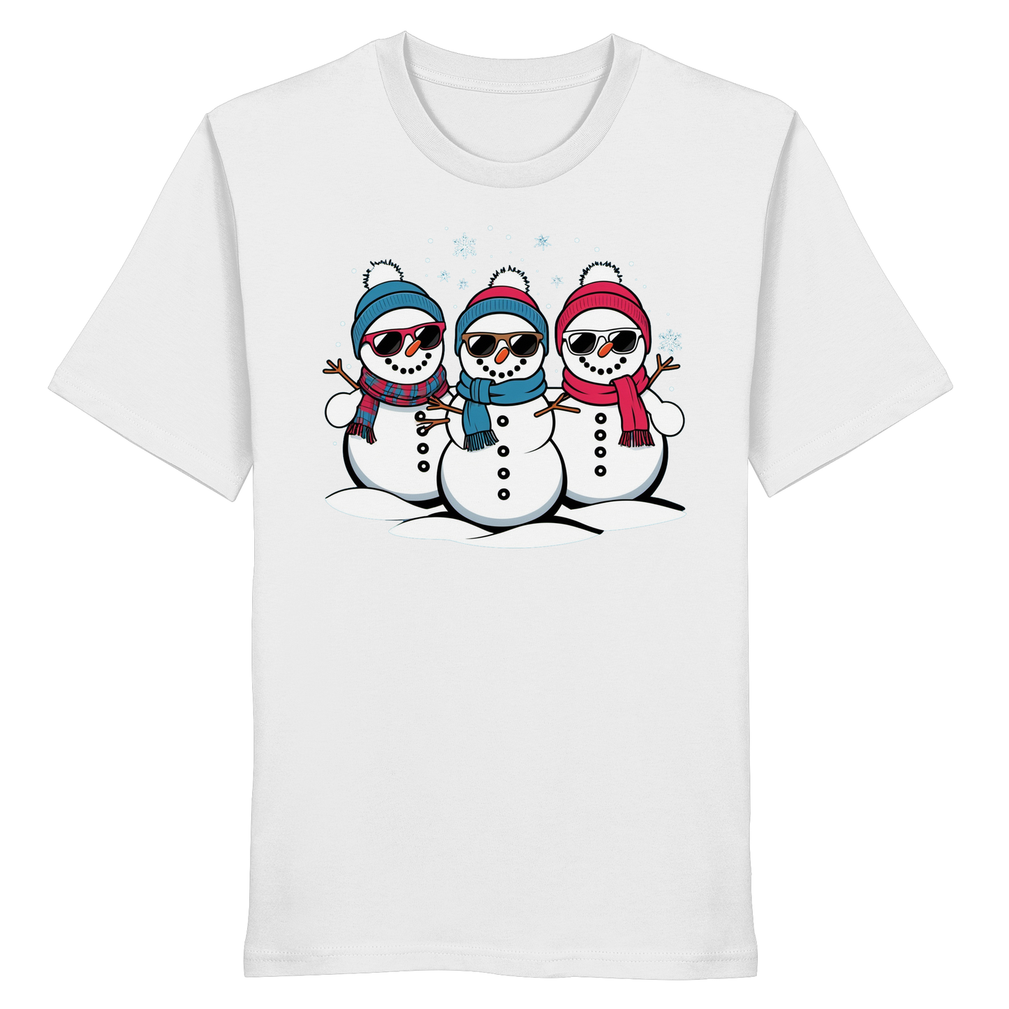 Cool Snow Squad | Funny Snowman Christmas Shirt | Matching Family Tee – Premium Cotton