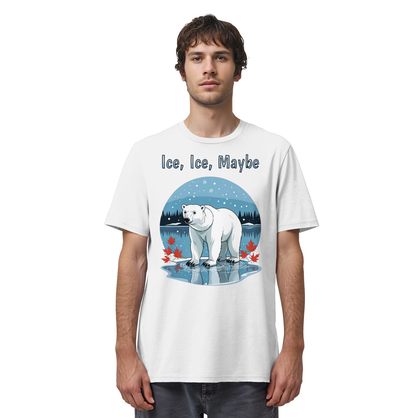 Ice Ice Maybe | Polar Bear Christmas Shirt | Funny Holiday Tee – Premium Cotton Gift