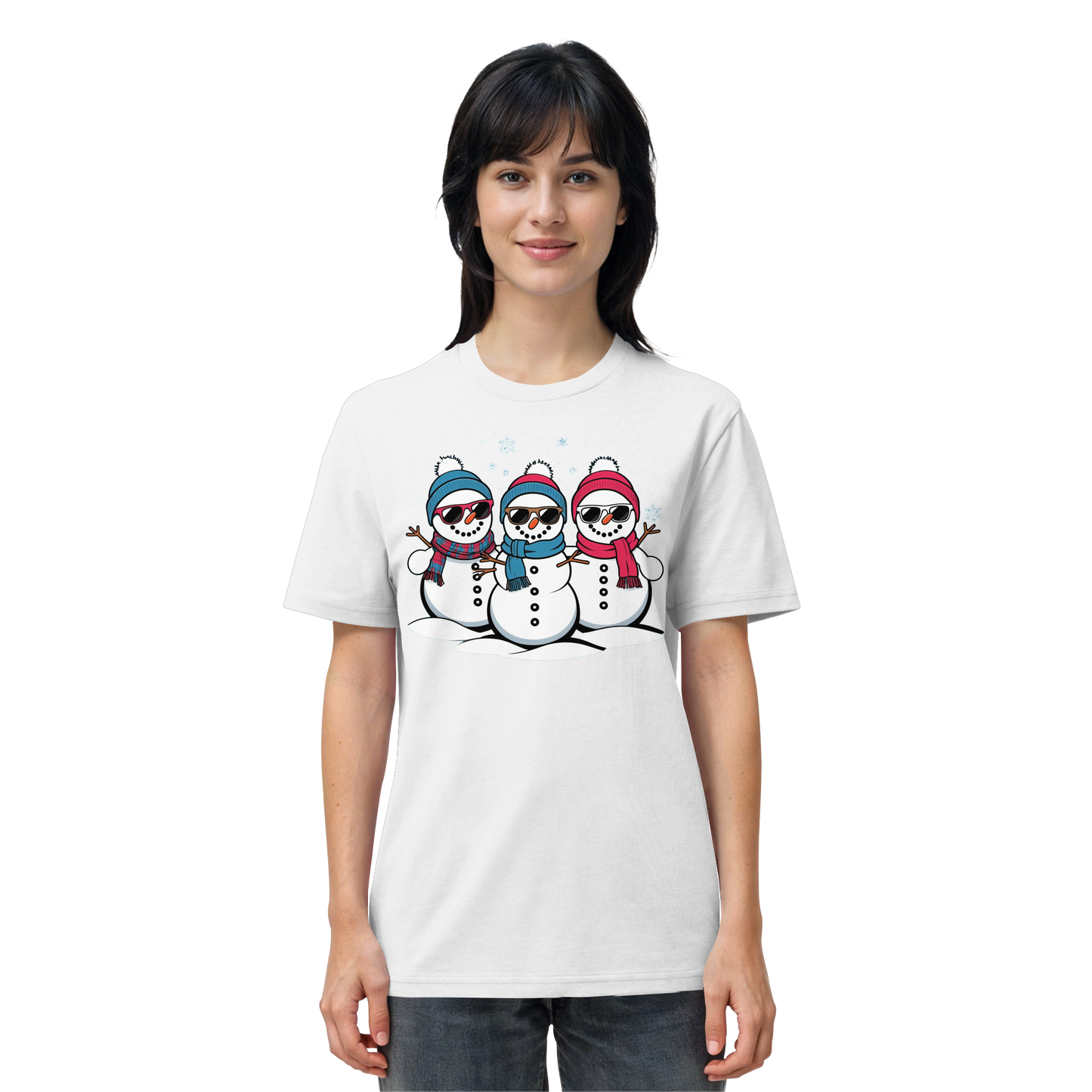 Cool Snow Squad | Funny Snowman Christmas Shirt | Matching Family Tee – Premium Cotton