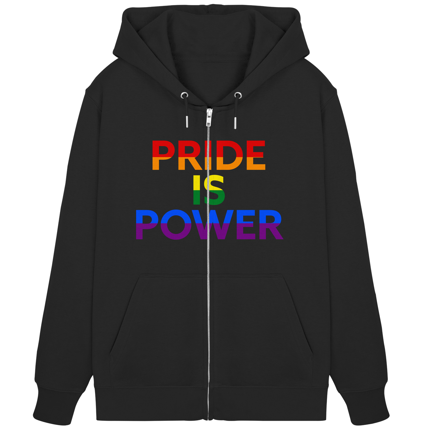 Pride Is Power – Zip-Up Pride Layer with Colour & Voice