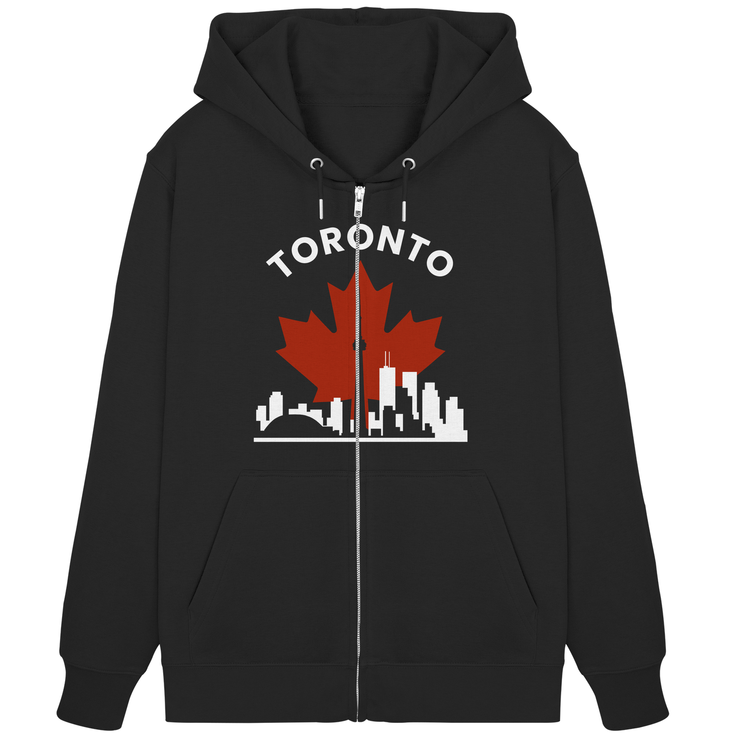 Toronto Leafline Zip Hoodie for All-Season City Strolls