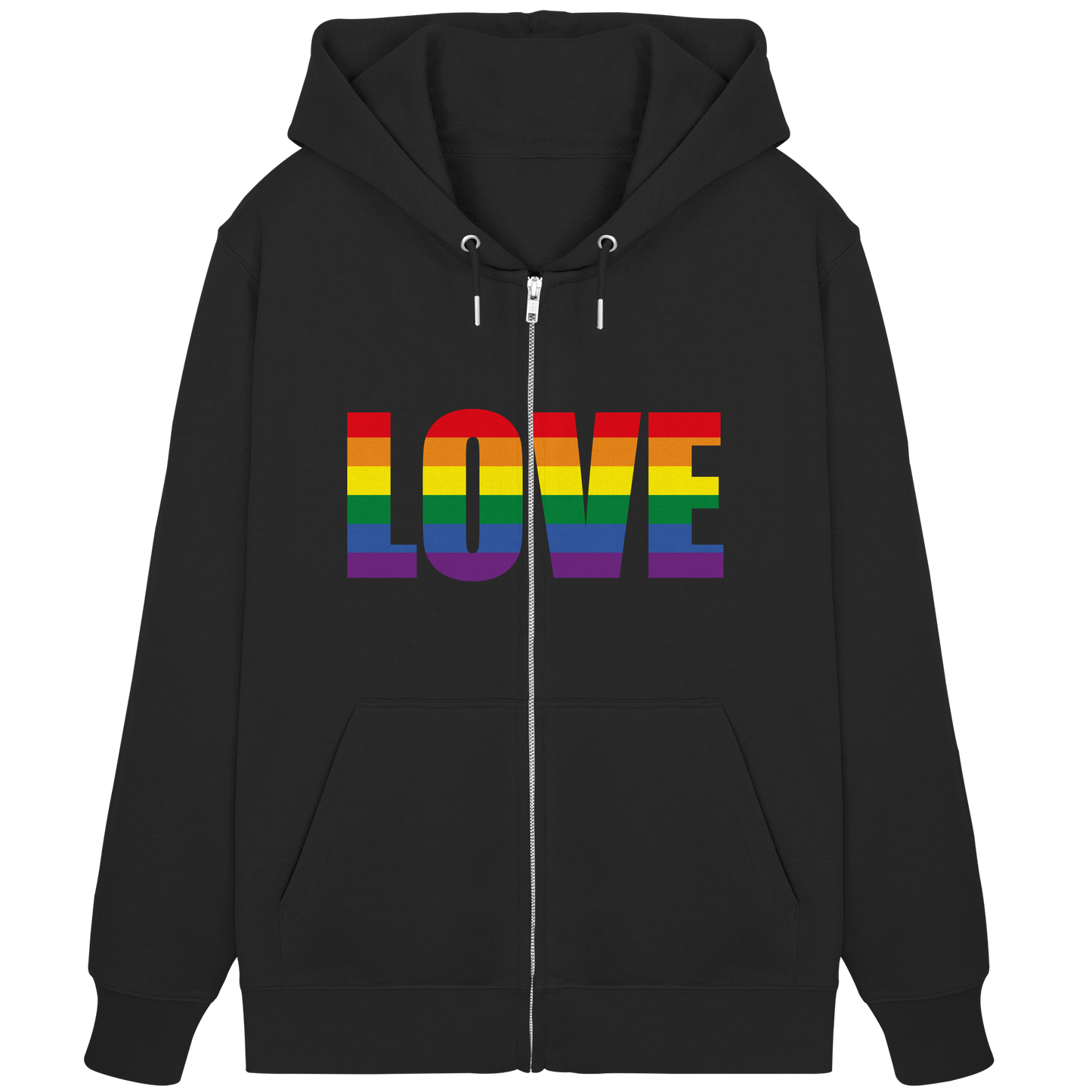 LOVE - Soft Zip Hoodie for Cool Days