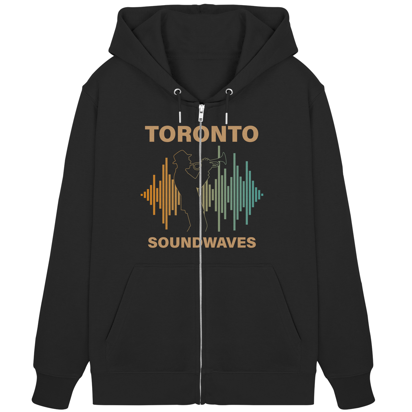 Toronto Soundwaves Zip Hoodie – Move to the Beat, Layer in Style