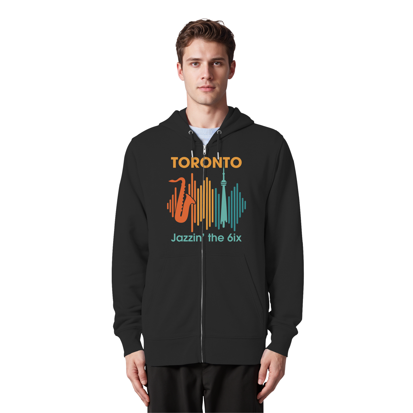 Toronto Jazzin’ the 6ix – Zip Hoodie Style for Smooth Moves & Street Beats